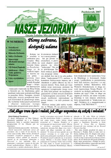 Gazeta nr09 - Jeziorany