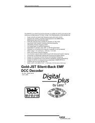 Gold-JST Silent-Back EMF DCC Decoder