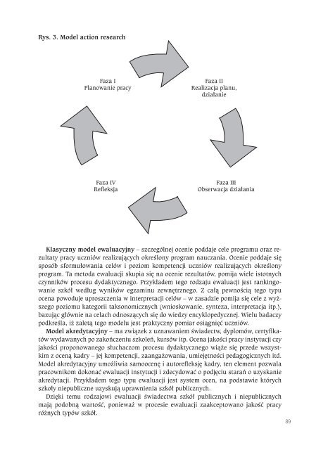 w rzeczywistości szkolnej Tworzenie – wybór – ewaluacja