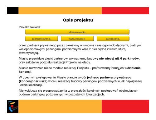 Projekt budowy parkingów podziemnych w Warszawie w modelu koncesji