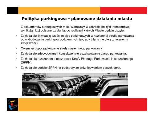 Projekt budowy parkingów podziemnych w Warszawie w modelu koncesji