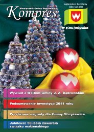 KOMPRES nr 8/2011 - StrzyÅ¼ewice, UrzÄd Gminy