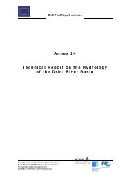 Technical Report on the Hydrology of the Drini River Basin - WEAP