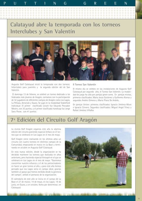 Seis consejos para el swing HOYO 19 Putting Green Actividades ...