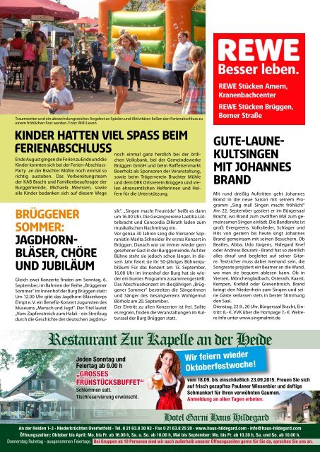 Stadtjournal Brüggen _August 2015