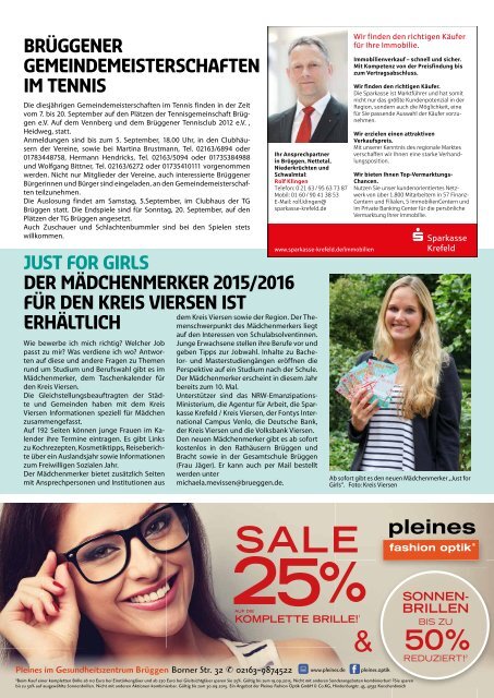 Stadtjournal Brüggen _August 2015