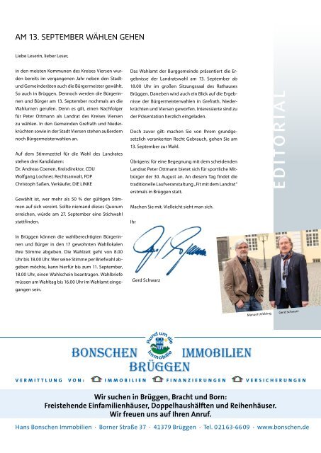 Stadtjournal Brüggen _August 2015