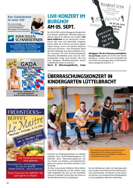 Stadtjournal Brüggen _August 2015