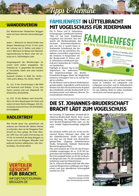 Stadtjournal Brüggen _August 2015