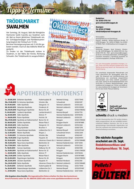 Stadtjournal Brüggen _August 2015