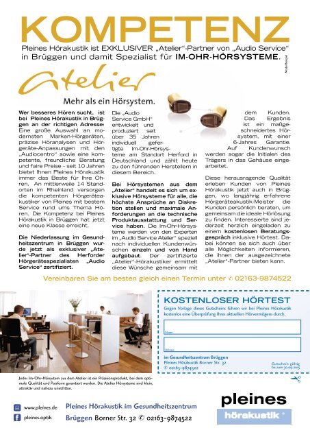 Stadtjournal Brüggen _August 2015