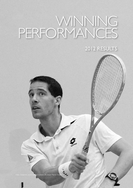 Squash New Zealand Annual Report 2012