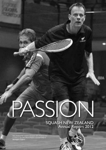 Squash New Zealand Annual Report 2012