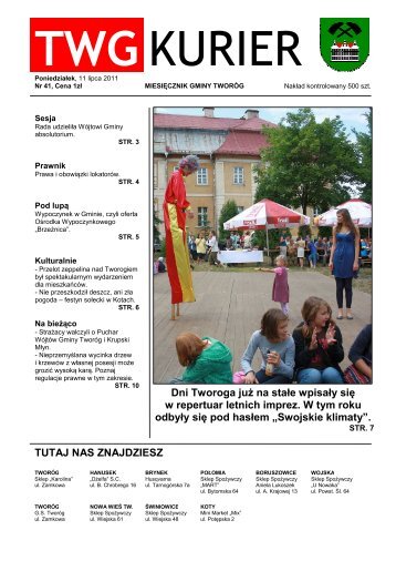 Nr 41 (11 lipca 2011) - TWG Kurier