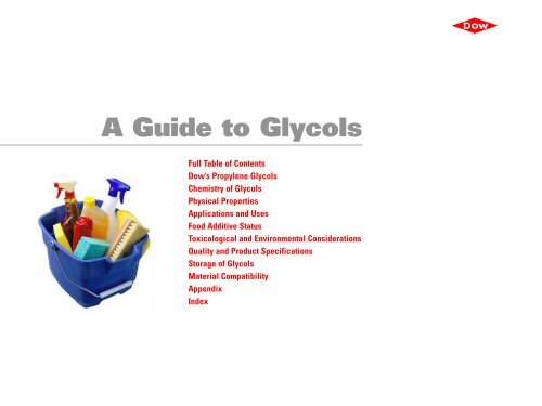 Propylene Glycol Refractive Index Chart