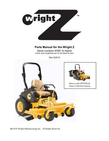 Parts Manual for the Wright Z