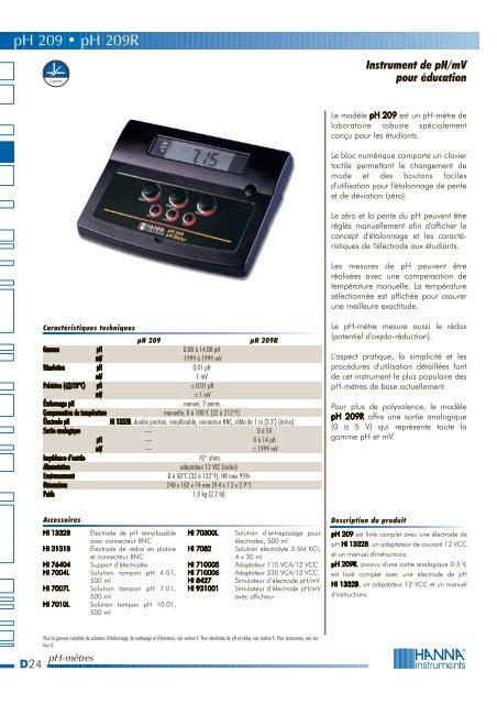 ph metre - MPQ Electronique