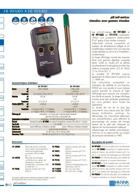 ph metre - MPQ Electronique