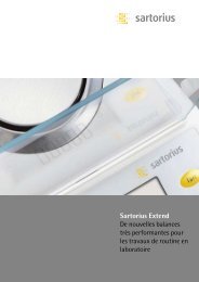 Sartorius Extend - Fisher UK Extranet