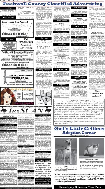 Rockwall County's Newspaper of Record - RockwallTexasOnline.com