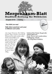 Mergenbaum-Blatt Frühjahr 2010 - von Wolfgang Giegerich