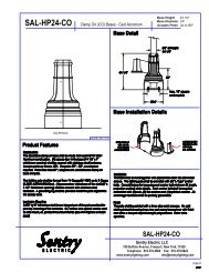 SAL-HP24-CO - Sentry Electric