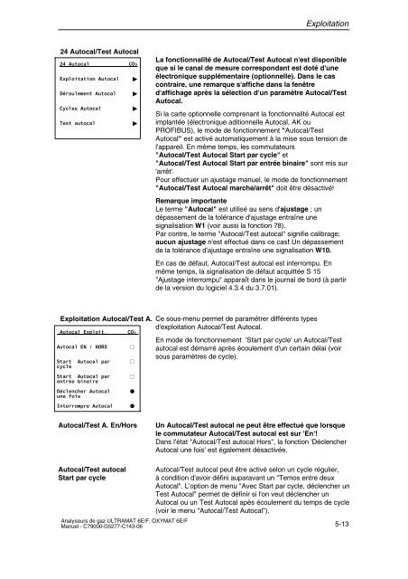 analyse de gaz