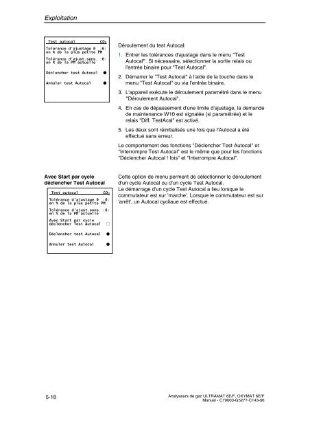 analyse de gaz