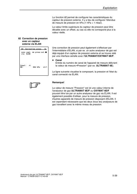 analyse de gaz