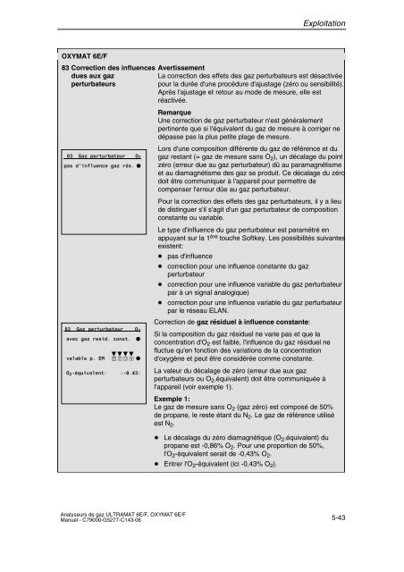 analyse de gaz