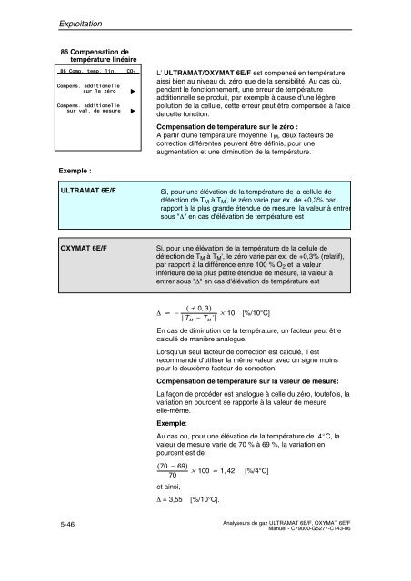 analyse de gaz