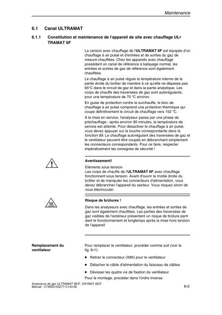 analyse de gaz