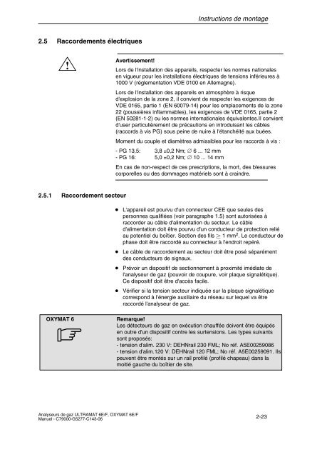 analyse de gaz