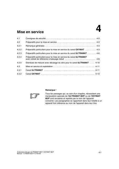 analyse de gaz