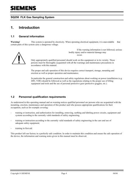 FLK Gas Sampling System - MPIP - Free