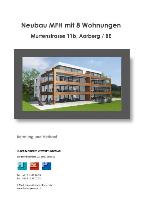 Neubau MFH mit 8 Wohnungen