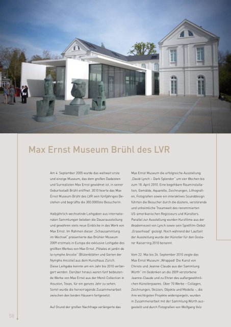 LVR-Kulturbericht 2010 - Landschaftsverband Rheinland