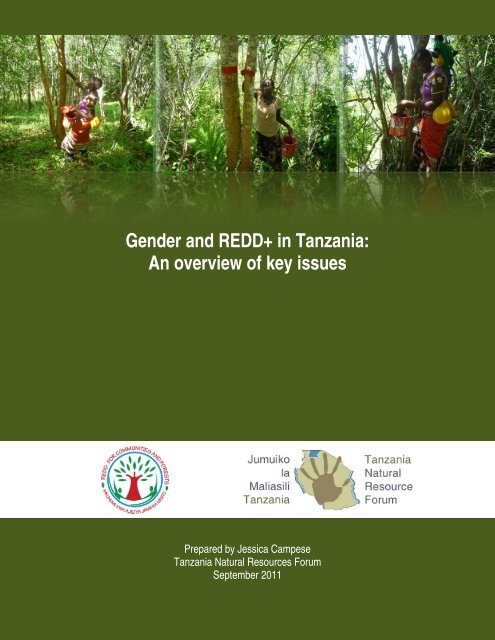 Gender and REDD+ in Tanzania An overview of key issues