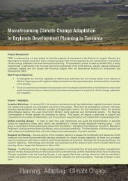 Planning Adapting Climate Change