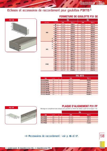 Catalogue Tarif - Krieg & zivy