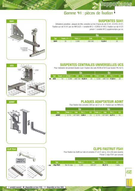 Catalogue Tarif - Krieg & zivy