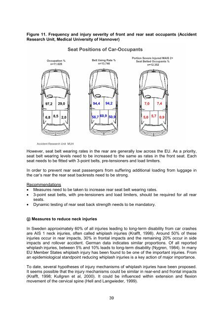 PRIORITIES FOR EU MOTOR VEHICLE SAFETY DESIGN