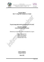 Programa URB-AL Red nÂº 14. Seguridad Ciudadana en la Ciudad ...