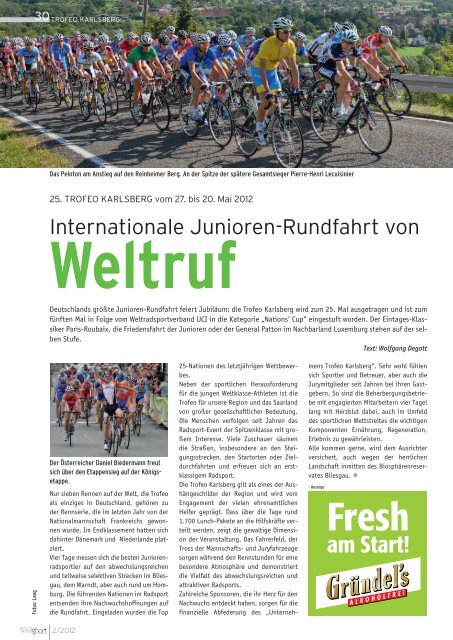 Fresh Start! - Landessportverband für das Saarland