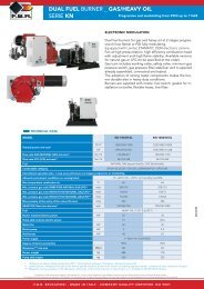 dual fuel burner _ gas/heavy oil serie kn - FBR Bruciatori Srl