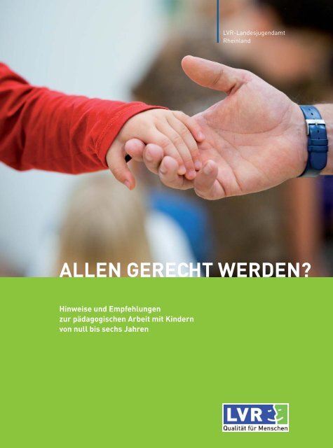 allen gerecht werden? (pdf, 2,78 mb) - Landschaftsverband Rheinland