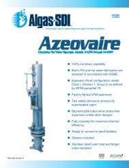 Azeovaire Hot Water - Algas SDI