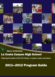 La Costa Canyon High School La Costa Canyon High School