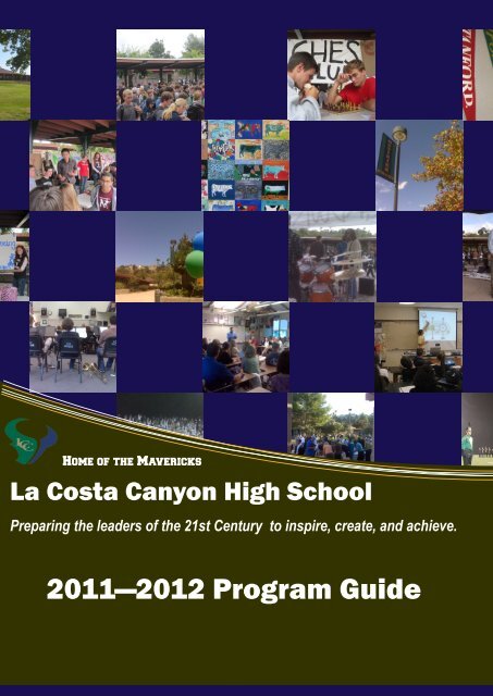 11 12 Program Guide La Costa Canyon High School San
