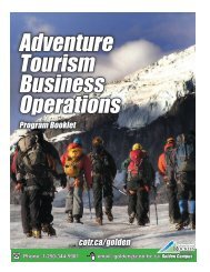 Adventure Tourism Business Operations